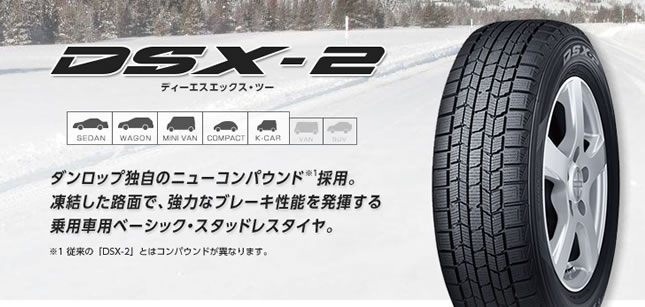 ダンロップ DSX2 185/65R15 88Q 商品説明イメージ