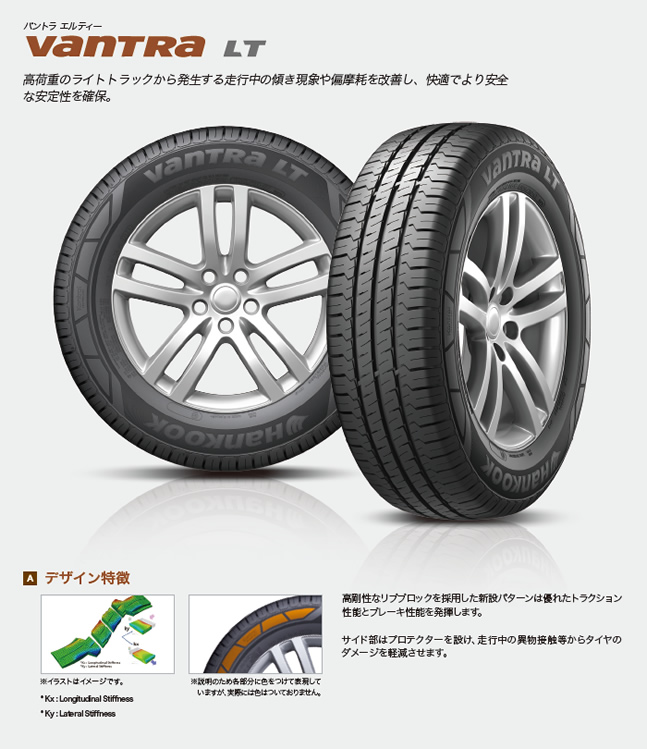 ハンコック バントラ LT  155/80R14 88/86N 商品説明イメージ